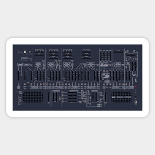 ARP 2600 - White/Blue - No Keyboard Sticker